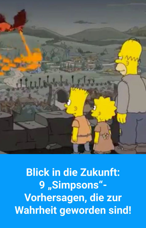 Eine ganze „South Park“-Folge handelt davon, dass „Die Simpsons“ sämtliche Ideen schon in ihren Folgen gezeigt haben. Bei der amtlichen Laufzeit von über 30 Staffeln ist das verständlich, allerdings haben Homer und Co. nicht nur fiktive Ideen vorweggenommen. Selbst Ereignisse aus der Realität wurden mit erschreckender Häufigkeit von „Die Simpsons“ richtig prophezeiht. Neun dieser Beispiele haben wir in der folgenden Bilderstrecke für euch zusammengefasst. Die Simpsons, The Simpsons, South Park, Game Of Thrones, Tv