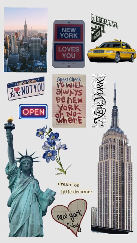 Who loves NYC?? #newyorkcity #stickersheet New York Vibes, New York Wallpaper, Online Scrapbook, Aesthetic Captions, Nyc Aesthetic, Nyc Life, New York Aesthetic, New York Life, Dream City