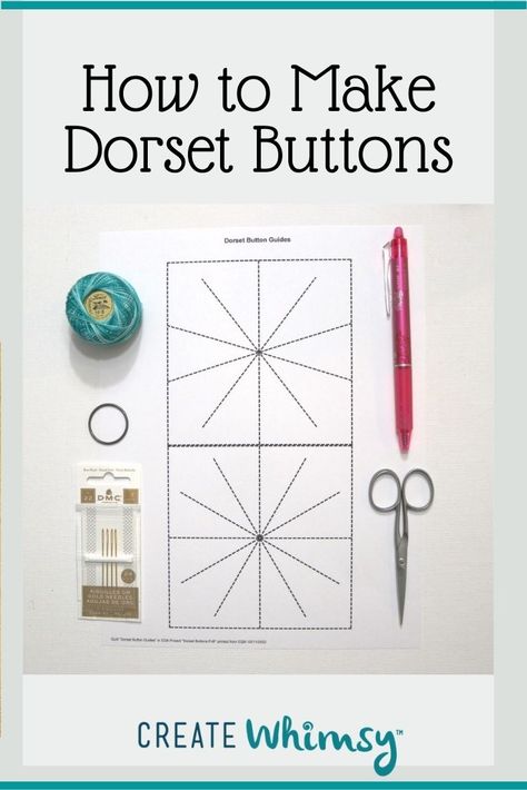 How To Make A Dorset Button, Diy Buttons Making, Yorkshire Buttons Tutorial, Dorset Buttons Tutorial Free Pattern, Jewelry With Buttons, Dorset Buttons Ideas, Dorset Buttons How To Make, Dorset Buttons Tutorial, Yorkshire Buttons