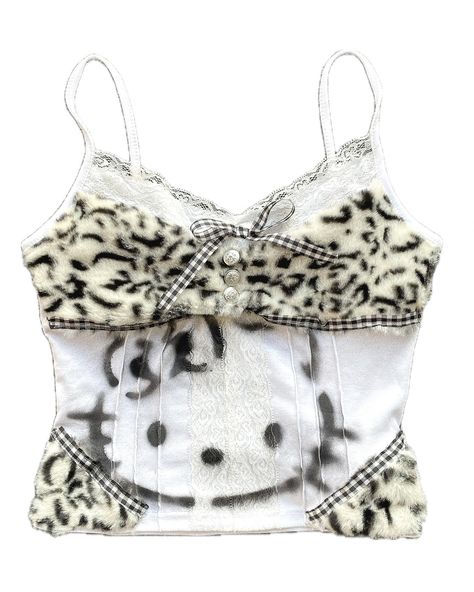 😈Y2K leopard tank top. #y2kfashion #y2k #hellokitty #harajukufashion #hellokittylover Gyaru Tank Top, Hello Kitty Cheetah Print, Printed Top Outfit, Y2k Cheetah Print, Leopard Tank Top, Y2k Leopard Print, Cheetah Top, Y2k Hello Kitty, Y2k Tank Top