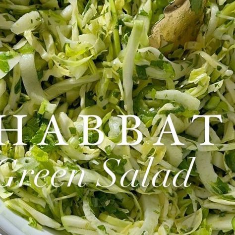 Sivan's Kitchen on Instagram Cabbage Fennel Apple Salad, Shabbat Green Salad, Kosher Salad Recipes, Shabbat Salads, Green Cabbage Salad, Sivan's Kitchen, Salads Without Lettuce, Christmas Texture, Fennel Bulb