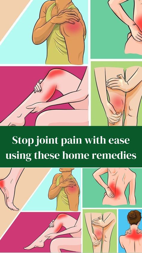 Stop joint pain with ease using these home remedies Sore Joints Remedies, Nerve Pain Remedies, Knee Pain Relief Remedies, Inner Knee Pain, Joints Pain Remedy, Pain Relief Remedies, Turn Back Time, Back Pain Remedies, Nerve Pain Relief