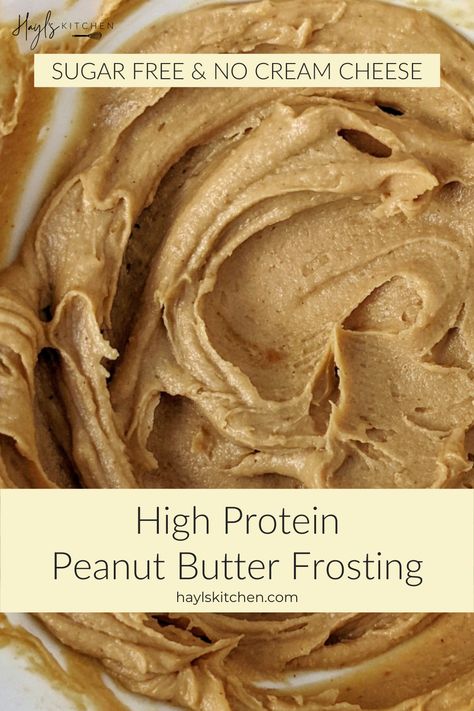 Quest Peanut Butter Protein Recipes, Healthy Peanut Butter Icing, Protein Cream Cheese Frosting, Protein Powder Icing, High Protein Frosting, Protein Powder Frosting, Protein Icing Recipe, Healthy Peanut Butter Frosting, Protein Frosting Recipe