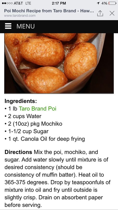 Poi mochi recipe Poi Mochi Recipe, Poi Mochi, Hawaiian Dessert Recipes, Taro Recipes, Ono Kine Recipes, Samoan Food, Hawaiian Desserts, Local Recipes, Mochi Recipe