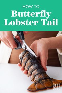 We'll show you how to butterfly lobster tails so you can serve this special meal at home the next time you're craving seafood. #lobster #howtocooklobster #butterflylobster #lobstertails #bhg Steamed Lobster, How To Devein Shrimp, Crab And Lobster, How To Cook Lobster, Lobster Tails, Lobster Recipes, Refreshing Salad, Home Recipes, Salmon Recipes