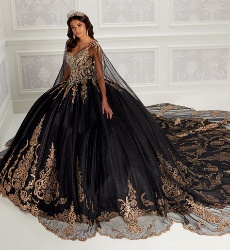 Black And Gold Wedding Dress, Black Quince Dress, Rose Gold Quinceanera Dresses, Black Quince Dresses, Black Quinceanera, Quinceanera Dresses Black, Rose Gold Quinceanera, Quinceañera Dresses, Black And Gold Wedding