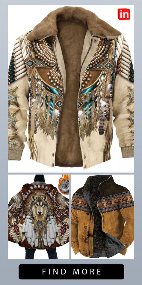 Native American Jackets, Winter Wear For Men, Native American Wedding, Biker Wear, Native American Clothing, Elite Fashion, Wedding Apparel, Rope Knots, Concept Clothing