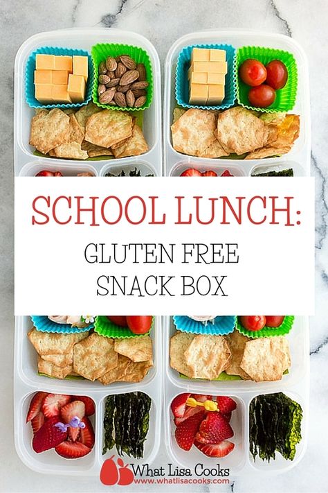 easy gluten free packed school lunch from whatlisacooks.com Packed School Lunch, Lunch Gluten Free, Bee Recipes, Non Sandwich Lunches, Kindergarten Lunch, Kids Foods, Lunch Packing, Kid Lunches, Silicone Baking Cups