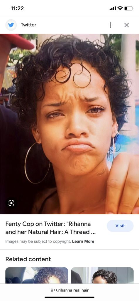 Rihanna Real Hair, Rihanna Natural, Rihanna Natural Hair, Rihanna Curly Hair, Rihanna Curly, Young Rihanna, Real Hair, Rihanna, Natural Hair