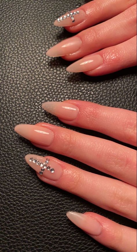 Sabrina Carpenter Nails, Cross Nail Designs, Cross Nails, Nails Today, Pointed Nails, Casual Nails, Classy Acrylic Nails, Pretty Gel Nails, Nails Only