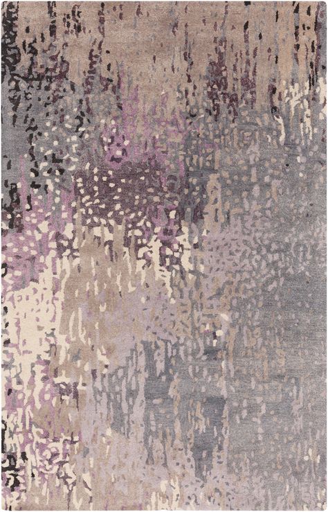 Surya Serenade SRD-2006 Dark Purple Abstract Wool Rug from the Modern Rug Masters collection at Modern Area Rugs Surya Rug, Taupe Rug, Viscose Rug, Surya Rugs, Purple Area Rugs, Purple Abstract, Rug Direct, Bright Purple, Purple Rug