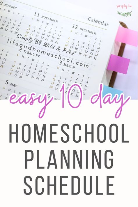 Easy 10 day homeschool planning schedule for quick homeschool prep! Plan, a single semester or an entire homeschool year in as little as 10 days! Curriculum Organization, Homeschool Planning Printables, School Supply Shopping, Planning Schedule, Free Printables Organization, Block Scheduling, Notes To Parents, History Curriculum, School Supplies Shopping