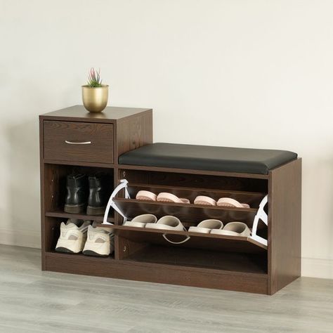 Basicwise Wooden Entryway Shoe Storage Bench With Cushion : Target Entryway Shoe Storage Bench, Shoe Storage Bench With Cushion, Shoe Rack With Seat, Organizer Bedroom, Folding Shoe Rack, Shoe Storage Bench Entryway, Wooden Shoe Storage, Bench With Cushion, Storage Bench With Cushion