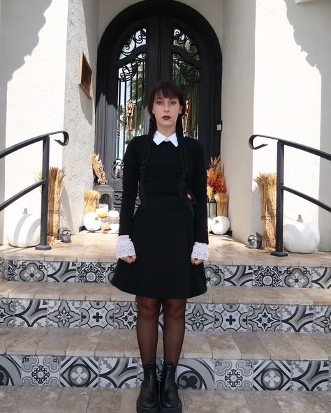 I’ll stop wearing black when they invent a darker color 🪦🕸️ Wednesday Addams costume was a success. I just love her 🖤🕯️ Not to brag, but I did win 2nd place in a costume contest last night 🤷🏽‍♀️ #wednesdayaddams #cosplay #halloweencostume #wednesdaynetflix #wednesdayaddamsmakeup #wednesdayaddamsoutfit #disneycostume Wednesday Addams Makeup, Wednesday Addams Outfit, Not To Brag But, Wednesday Addams Costume, 2nd Place, Costume Contest, Disney Costumes, Wednesday Addams, Wearing Black