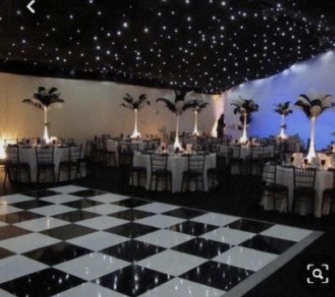 Masquerade Ball Decorations, Black And White Party Decorations, White Masquerade, Black And White Ball, All Black Party, White Party Theme, Black White Party, White Party Decorations, Black White Parties