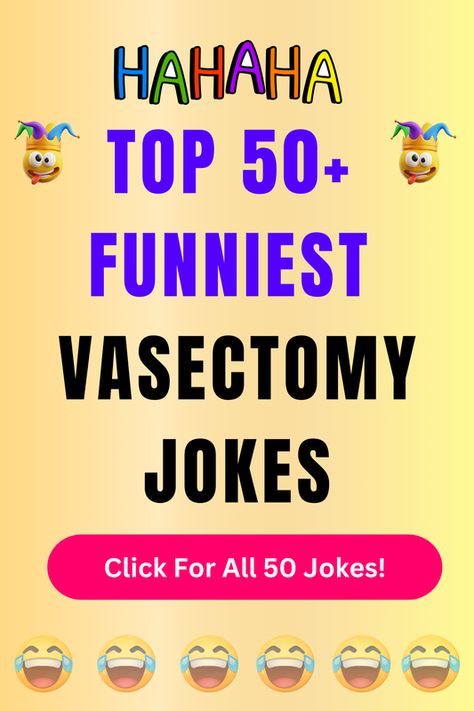 Check Out The Top 50+ Funny Vasectomy Jokes And Puns. Click For All 50+ Hilarious Vasectomy Jokes! Vasectomy Humor, Jokes And Puns, Corny Jokes, Close Shave, Stand Up Comedians, Family Planning, Bad Jokes, Very Funny Jokes, Comedy Show