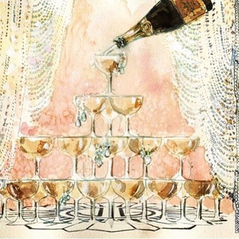 Nothing like a champagne tower for a special day. #wedding #bridal #bigday #party #inspiration Champagne Art, Rigatoni, Champagne Tower, Oui Oui, Coron, Pics Art, Party Inspiration, Pink Christmas, Wall Collage