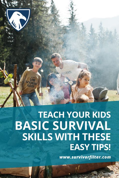 Survival Skills For Kids, Survival For Kids Outdoor, Campfire Safety, Wilderness Skills, Survival Skills Wilderness, Kids Survival Skills, Kids Church Activities, Outdoor Shelters, How To Teach Kids