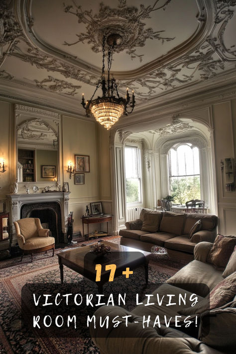 🏰 Ready To Step Back In Time? Click To Explore 17 Must-Have Victorian Living Room Ideas That Perfectly Capture The Grandeur And Intricacy Of The Era. Transform Your Home Into A Vintage Paradise. #VictorianLivingRoom #VintageParadise #HomeDecor #InteriorDesign #ElegantInteriors #HistoricHomes #DecorTips Victorian Living Room Ideas, Stylish Living Room Ideas, Victorian Living Room, Dollar Store Hacks, Stylish Living Room, Elegant Interiors, Living Room Ideas, Historic Homes, Back In Time