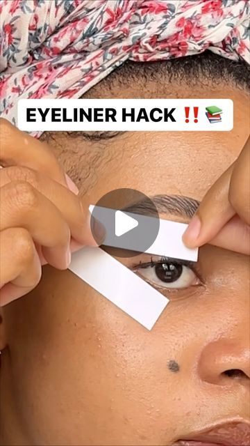 guguu💋 on Instagram: "beginner friendly eyeliner tutorial 📚💋 someone told me to place tape on both sides to achieve the perfect winged look and it turned out great! 🥰 LINER: @essence_cosmetics super last liquid eyeliner - deep black #makeuptutorials#beginnermakeup#eyeliners#eyelinertutorial#wingedliner#eyeshadowtutorial#eyemakeupideas#eyemakeuplook#makeuphacks#eyemakeuplooks" Black Eyeliner Looks Simple, Black Eyeliner Looks, Eyeliner For Beginners, Eye Liner Tricks, Essence Cosmetics, Hairstyles Women, Winged Liner, Eyeliner Looks, Eyeliner Tutorial