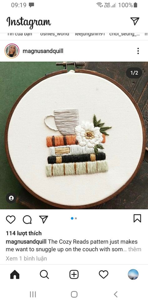 Embroidery Hoop Art Diy, Embroidery Hoop Crafts, Clothes Embroidery Diy, Hand Embroidery Tutorial, Embroidery Book, Embroidery On Clothes, Handwork Embroidery Design, Simple Embroidery, Embroidery Hoop Art