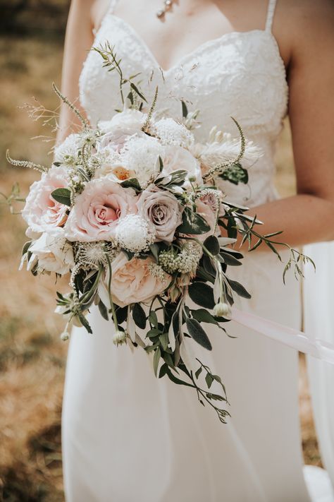 Boho wedding inspiration for a blush pink and white floral decoration wedding at Clock barn venue in Surrey. Really pretty bohemian flower inspiration for a July wedding. Blush Pink Bouquet Wedding, Wedding Bouchet, Blush Pink Theme Wedding, Wedding Miscellaneous, Pale Pink Weddings, Modern Wedding Bouquets, Pink Wedding Decorations, Bohemian Flower, Wedding Options