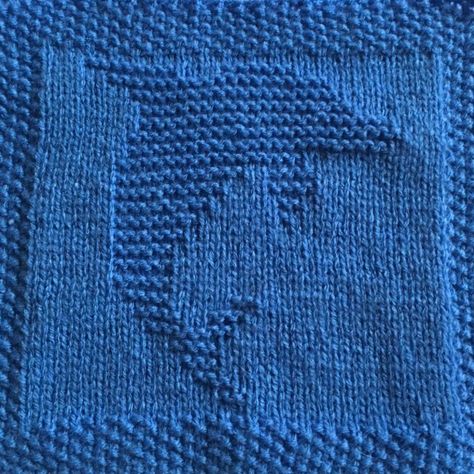 Free knitting pattern for dolphin washcloth or afghan square Baby Born Kleidung, Knit Dishcloth Pattern, Knitted Washcloth Patterns, Dishcloth Patterns Free, Knitting Squares, Knitting Blocking, Knitted Washcloths, Dishcloth Knitting Patterns, Washcloth Pattern