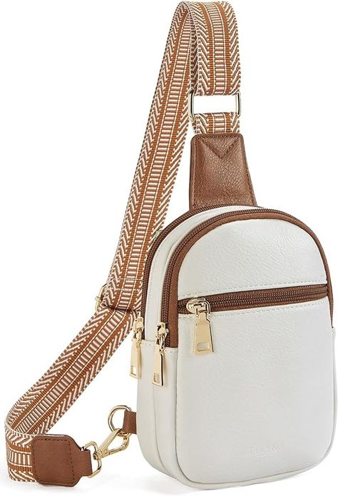 Amazon.com | Telena Small Sling Bag for Women Vegan Leather Fashionable Fanny Pack Crossbody Bags for Women Chest Bag for Travel Beige Brown | Waist Packs Women’s Sling Bag, Cheap Sling Bags For Daily Use, Cheap Sling Shoulder Bag With Adjustable Strap, Sling Bag For Girls, Brown Belt Bag With Adjustable Strap For On-the-go, Fanny Pack Fashion, Small Sling Bag, Bag For Travel, Crossbody Bags For Women