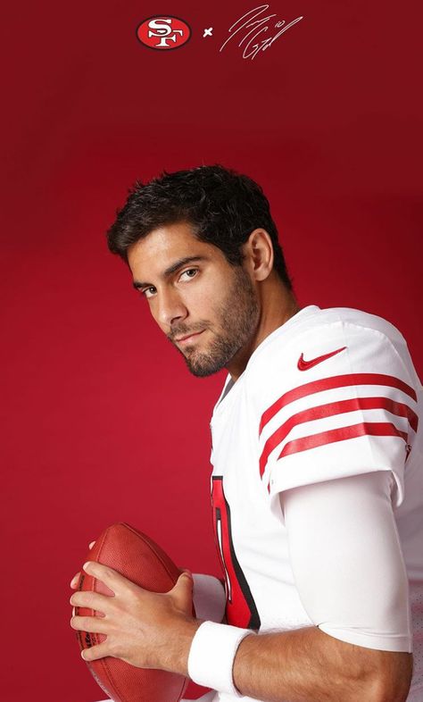 49ers Players, Nfl Football 49ers, Jimmy Garoppolo, San Francisco 49ers Football, Nfl 49ers, 49ers Football, Sf 49ers, American Football Players, A Football