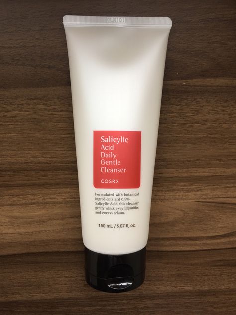 Salicylic acid daily gentle cleanser Cosrx Salicylic Cleanser, Salicylic Acid Cleanser, Skincare Ideas, Messi Photos, Gentle Cleanser, Salicylic Acid, Face Cleanser, Face Wash, Skincare Products