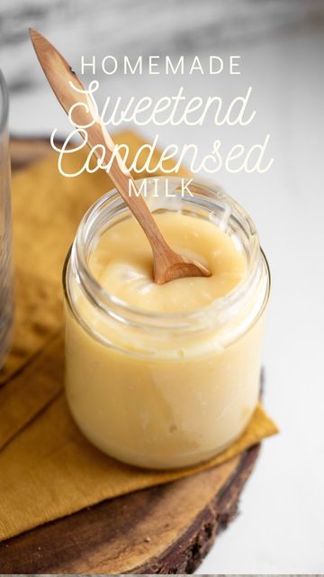 Pantry Mixes, Homemade Sweetened Condensed Milk, Homemade Condensed Milk, Cooking Substitutions, Spice Blends Recipes, Milk And Sugar, Homestead Life, My Recipe Book, Baking Substitutes