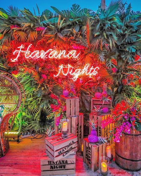 Havanna Nights Party, Havana Theme Party, Event Planning Board, Havana Nights Party Theme, Havana Nights Theme, Havana Party, Cuban Party, Havana Nights Party, Fiesta Tropical