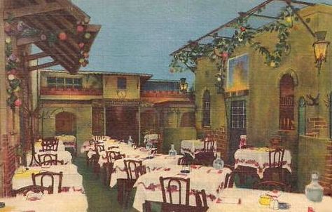 italian village chicago - Google Search Italian Village Chicago, Vintage Italian Restaurant, Chicago Postcard, Village Interior, Italian Food Restaurant, Cafe Society, Italian Village, Pop Up Market, Chicago Food