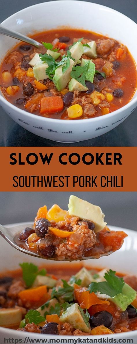 Pork Chili Crock Pot, Slow Cooker Dip Recipes, Pork Chili Recipe, Pulled Pork Recipe Slow Cooker, Slow Cooker Pasta Recipes, Fall Eats, Pork Chili, Slow Cooker Casserole, Hot Tamale