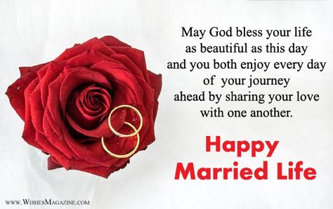 Happy Married Life Wishes | Wish You Happy Married Life Messages Happy Married Anniversary Wishes, Happy Marriage Life Quotes, Happy Marriage Quotes Wishes, Marriage Day Wishes, Marriage Life Wishes, Marriage Wishes, Wish You Happy Married Life Quotes, Happy Married Life Wishes, Married Life Wishes