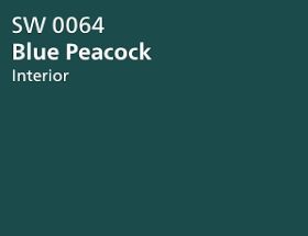 Lisa Mende Design: The Pros Share Their Favorite 15 'Peacock Blue" Paint Colors Peacock Sherwin Williams, Peacock Blue Paint, Sherwin Williams Blue, Bathroom Accent Wall, Blue Paint Colors, Blue Peacock, Romantic Colors, Peacock Blue, Blue Paint