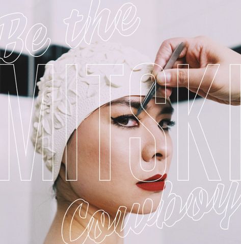 Mitski Be The Cowboy, Hermit The Frog, Happier Lyrics, Future Islands, Typography Packaging, Pop Playlist, The Cowboy, Indie Pop, Graphic Design Photography