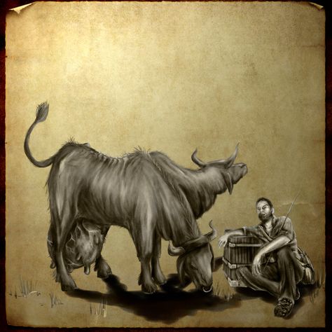 Brahmin herder Brahmin Fallout, Fallout Brahmin, Fallout Artwork, Fallout Mods, Mount & Blade, Fallout Rpg, The Fallout, Fallout Art, Fallout 3