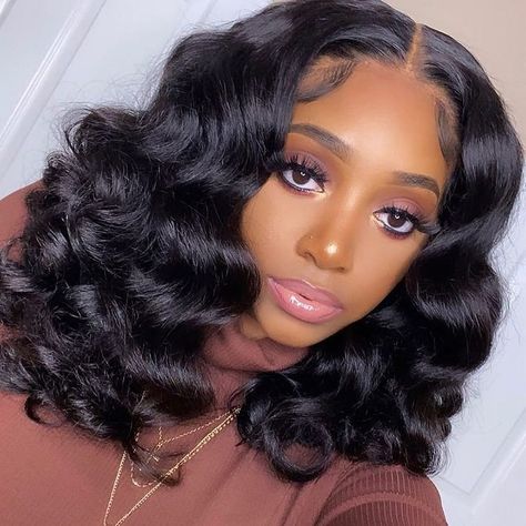 Kręcony Bob, Brazilian Loose Wave, Loose Deep Wave, Corte Bob, Curly Bob Wigs, Loose Waves Hair, Virgin Hair Wigs, Bob Lace Front Wigs, Body Wave Wig