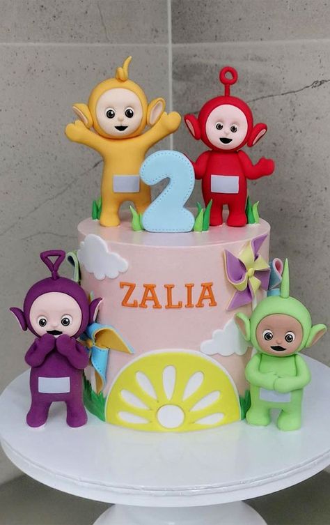 teletubbies 1st birthday Cake, simple teletubbies cake, teletubbies cake, girly teletubbies cake, teletubbies cake ideas, teletubbies birthday cake, cute birthday cake, children birthday cake Tellie Tubbies Birthday Party, Teletubby Birthday Cake, Teletubbies 1st Birthday Party Ideas, Telly Tubbies Cake, Teletubbies Birthday Theme, Teletubbies First Birthday Party, Tellytubbies Cake, 2year Birthday Cake, Teletubbies Birthday Party Decorations