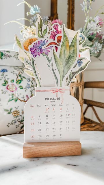 Ashley Temple on Instagram: "Comment SHOP for the link to this adorable calendar! I always pick up a new calendar for my desk at the start of the year. I love this beautiful floral design and it is a great price too! #amazonhome #amazondeals #amazonmusthave #amazonkitchen #amazonfinds #entertainingathome #ltkunder25 #ltkunder50 #ltkfamily #amazonhomedecor #budgetfriendly #dealsandsteals" Calendar Desk Design, Sunny Fashion, Desk Calendar Design Creative, Wooden Desk Calendar, Personalized Desk Calendar, Desk Calendar Design, Merch Ideas, Amazon Home Decor, Bathroom Design Luxury