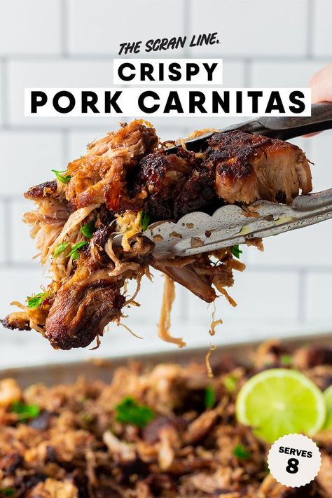 Slow Cooker Crispy Pork Carnitas is the ultimate slow cooker meat you can prepare ahead of time, stuff into soft shell tacos with Pico De Gallo for an easy and delicious weeknight meal! Soft Shell Tacos, Pulled Pork Carnitas, Mexican Slow Cooker, Slow Cooker Meat, Mexican Pulled Pork, Slow Cooker Carnitas, Pork Carnitas Slow Cooker, Carnitas Recipe, Pork Carnitas