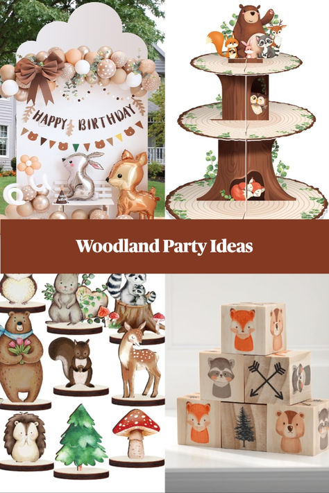 Winter woodland birthday party