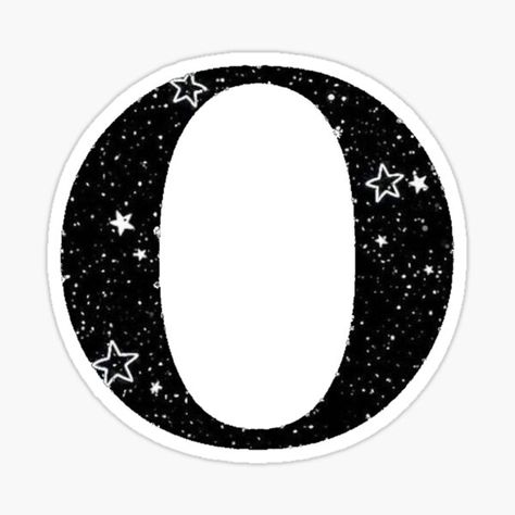 Letter O Space Stickers | Redbubble O Alphabet Wallpaper, O Aesthetic Letter, O Alphabet Design, Letter O Aesthetic, O Letter Images, Letter O Art, Letter O Monogram, Virtual Journal, O Letter