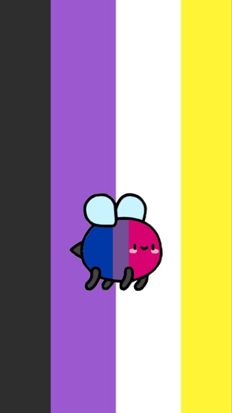 Bisexual And Non Binary Wallpaper, Hidden Nonbinary Wallpapers, Wallpaper Backgrounds Pride, Nonbinary Wallpaper Iphone, Non Binary And Bisexual, Lgbtq Wallpapers Aesthetic, Non Binary Aesthetic Wallpaper, Enby Wallpaper, Nonbinary Background