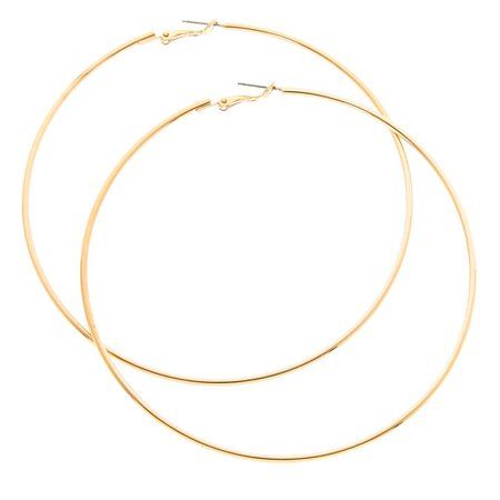 Big Gold Hoop Earrings, Real Gold Hoop Earrings, Large Gold Hoop Earrings, Bamboo Hoop Earrings, Hoop Earrings Style, Earrings Big, Big Hoop Earrings, Large Hoop Earrings, Big Earrings