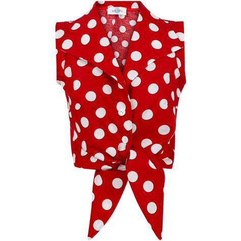 The Tie-front Shirt Red with White Spots ($65) ❤ liked on Polyvore featuring tops, shirts, crop top, tank tops, white shirt, vintage crop top, sleeveless crop top, red shirt and sleeveless tops Red Polka Dot Top, Cropped White Shirt, White Polka Dot Shirt, Red And White Shirt, White Sleeveless Shirt, White Summer Tops, Polka Dot Crop Top, Rockabilly Girl, White Crop Tank