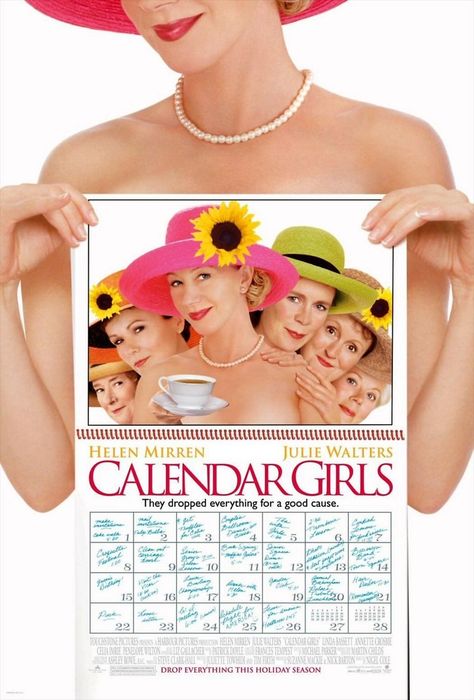 Calendar Girls (2003) Calendar Girls Movie, Best British Movies, Julie Walters, Annie Clark, British Movies, Movies Worth Watching, I Love Cinema, See Movie, Poster Shop