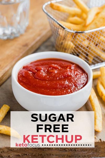 Sugar Free Ketchup (only 1 g net carbs) Keto Ketchup Recipe, Sugar Free Ketchup Recipe, Keto Ketchup, Homemade Ketchup Recipes, Low Carb Ketchup, Sugar Free Ketchup, Ketchup Recipe, Keto Sauces, Homemade Ketchup