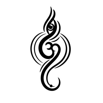 Om In Mandala Art, Om Design Om Symbol, Om Calligraphy Design, Shiva Symbol Tattoo, Om Logo Om Symbol, Om Logo Design, Ohm Tattoo Design, Om Namah Shivay Tattoo, Tattoo Lord Shiva